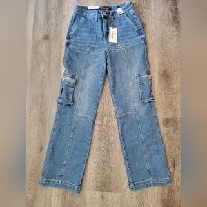 Judy Blue high waist, wide leg cargo jean